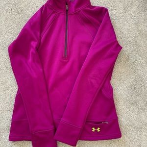 Thermal 3/4 zip jacket sweatshirt - great for running, hiking, sking.